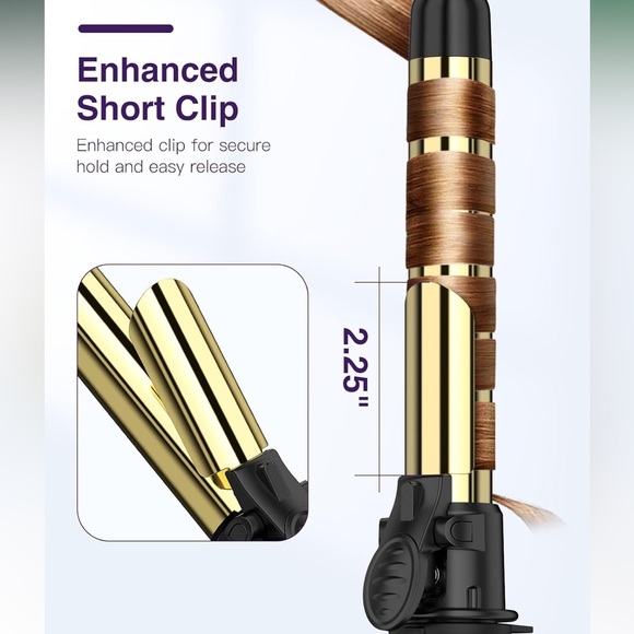 Rotating Curling Iron, 1inch Automatic Curling Iron, Rapid Heat - Picture 6 of 16